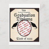 卒業証書フォトフレーム 案内ポストカード (正面)