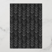 卒業証書卒業フォトフォイル招待状 箔招待状 (裏面)