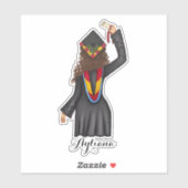 卒業証書名前をカスタムする シール (シート)