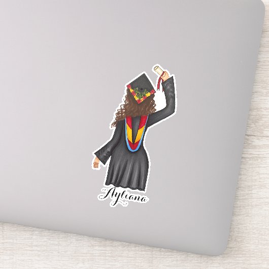 卒業証書名前をカスタムする シール (詳細)