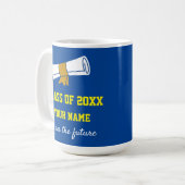 卒業証書15オンス コーヒーマグカップ (正面左)