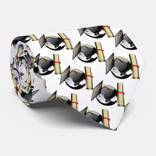 卒業証書、キャップとグローブ ネクタイ (ロール)