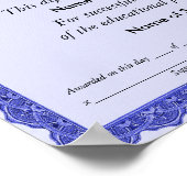 卒業証書 ポスター (角)