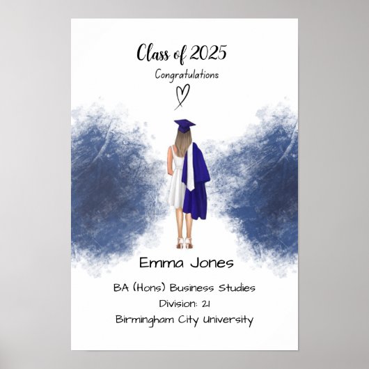 卒業証書 ポスター (正面)