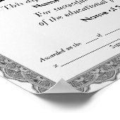 卒業証書 ポスター (角)