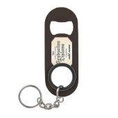 卒業証書 – 卒業の名前を追加！ キーホルダー栓抜き (正面)