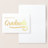 卒業証書 箔カード (ディスプレー)