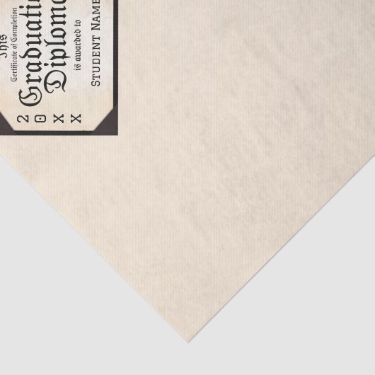 卒業証書 薄葉紙 (詳細)