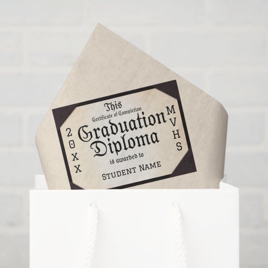 卒業証書 薄葉紙 (ギフトバッグ)