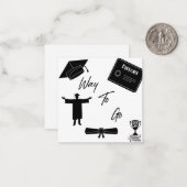 卒業証 ノートカード (正面/裏面インサイチュ)