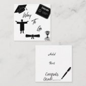 卒業証 ノートカード (正面/裏面)