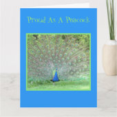 卒業誇りを持ったおめでとうとして カード (正面)