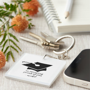 卒業誇りを持ったしたねおもしろい キーホルダー