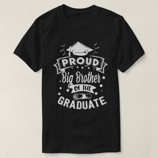 卒業誇りを持ったの大兄 Tシャツ (デザイン正面)
