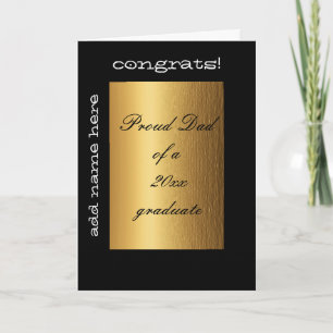 卒業誇りを持ったパパ カード