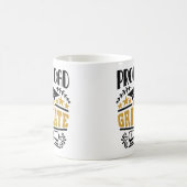 卒業誇りを持ったパパ コーヒーマグカップ (中央)