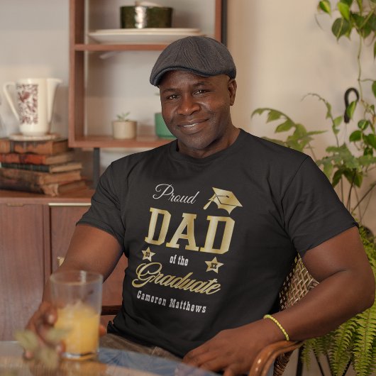 卒業誇りを持ったパパ トライブレンドＴシャツ