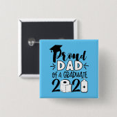 卒業誇りを持ったパパ- 2021 缶バッジ (正面&裏面)