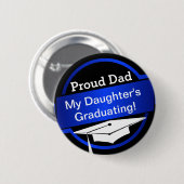 卒業誇りを持ったボタン 缶バッジ (正面&裏面)