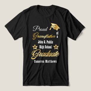 卒業誇りを持った学名の祖父 トライブレンドTシャツ