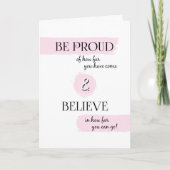 卒業誇りを持った祝いを言う カード (正面)