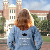 卒業誇りを持った者の母 デニムジャケット