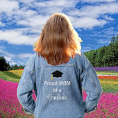 卒業誇りを持った者の母 デニムジャケット