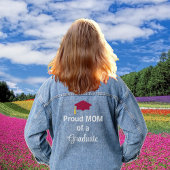 卒業誇りを持った者の母 デニムジャケット