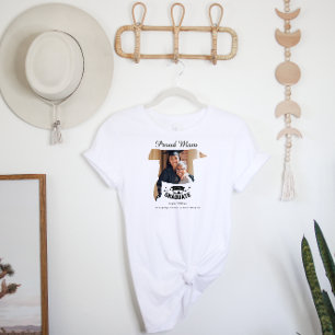 卒業誇りを持った者の母  卒業写真 Tシャツ