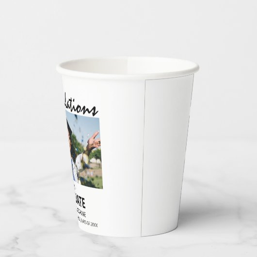 卒業誇りを持った者の親族 |写真 紙コップ (左)