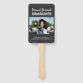 卒業誇りを持った者の親 |写真 ハンドファン (裏面)