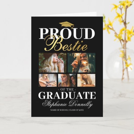 卒業誇りを持った者 カード (黄色い花)