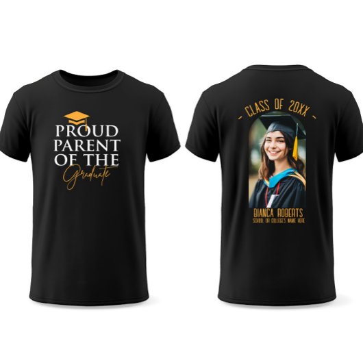 卒業誇りを持ったTシャツの親 Tシャツ