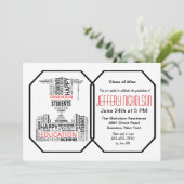 卒業語彙招待状 招待状 (スタンド正面)