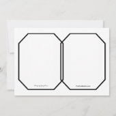 卒業語彙招待状 招待状 (裏面)