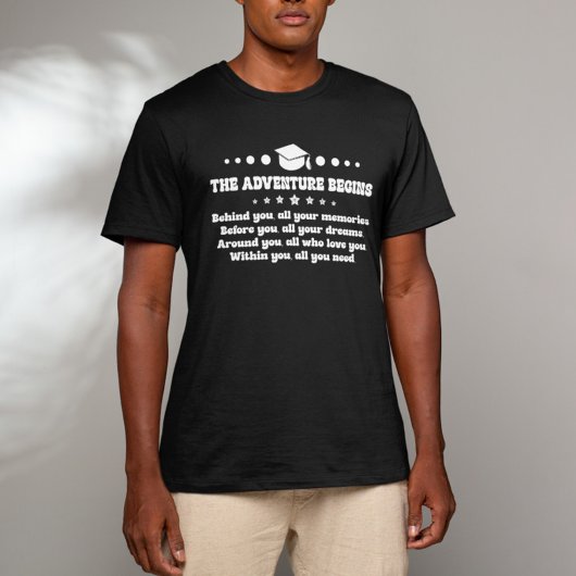 卒業贈与感動的 Tシャツ