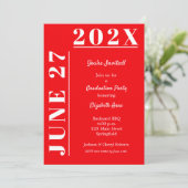 卒業赤と白会 招待状 (スタンド正面)