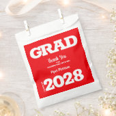 卒業赤と白党優遇バッグ フェイバーバッグ (クリップ留めされた状態)