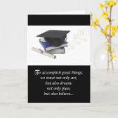 卒業達成 カード (黄色い花)