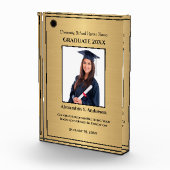 卒業金ゴールドロゴアワモダンード フォトブロック (右)