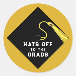 卒業金ゴールド ラウンドシール