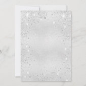卒業銀グリッターモダン2024 招待状 (裏面)