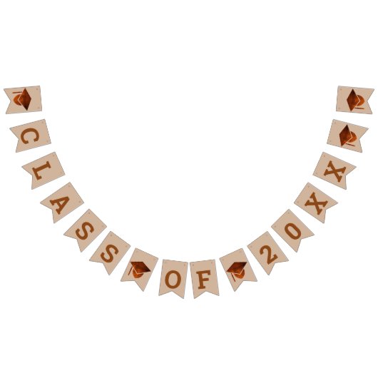 卒業銅カッコいいパーティーシンボルや象徴のクラス年の追加 バンティングフラッグ (全)