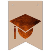 卒業銅カッコいいパーティーシンボルや象徴のクラス年の追加 バンティングフラッグ (第1の旗)