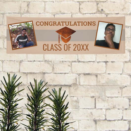 卒業銅モダン卒業パーティー2写真 横断幕