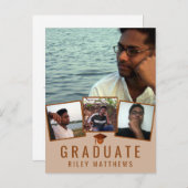 卒業銅モダン4写真の発表 ポストカード (正面/裏面)