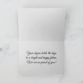 卒業鍵グリーティングカード カード (内部)