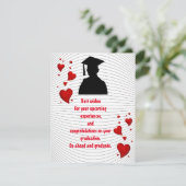 卒業願おもしろいい カード (スタンド正面)