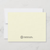 卒業飛んでいるサンキューカード サンキューカード (裏面)