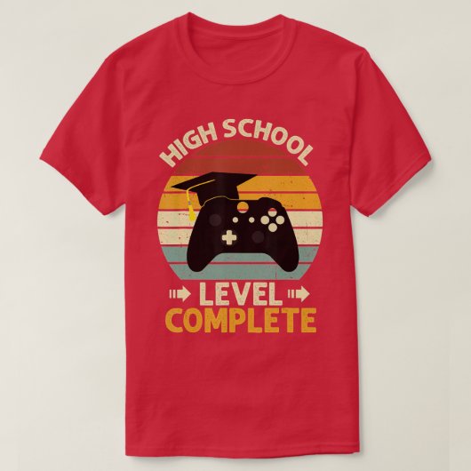 卒業高おもしろい学卒者への贈り物 Tシャツ (デザイン正面)